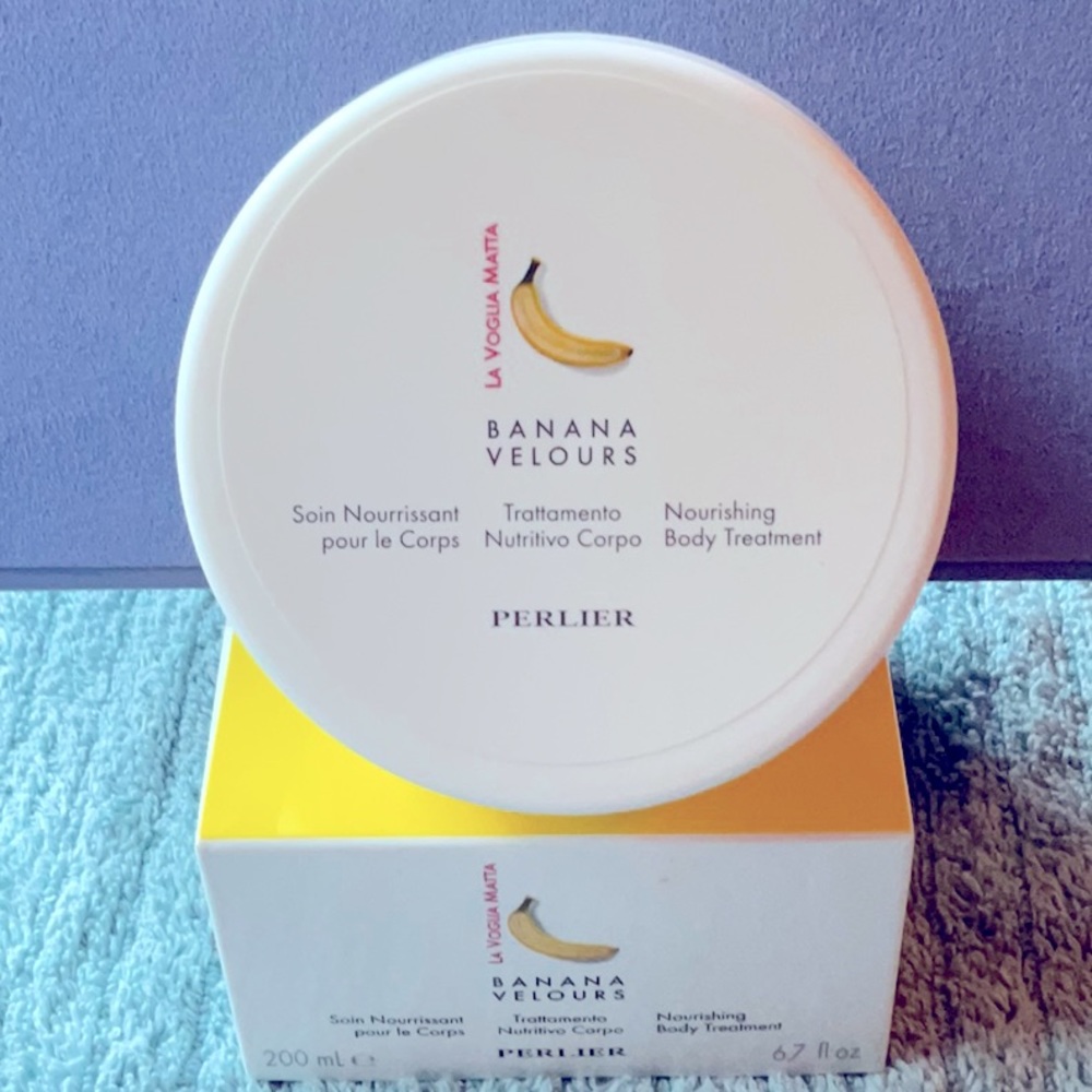 🍌 PERLIER BANANA VELOURS BODY CREAM 🍌